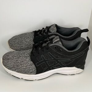 ASICS Gel-Contend Running Shoes Black Gray Men’s 7 Women’s 8.5